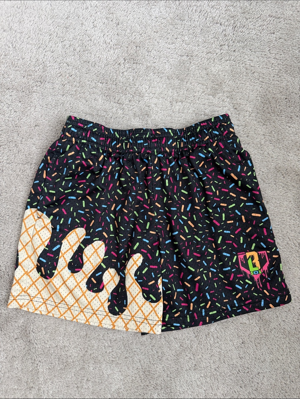 Baseball Lifestyle 101 Ice Cream Shorts Youth L